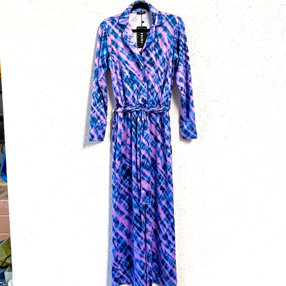NWT Terez Tie-Dye Purple Jumpsuit - Picture 6 of 11